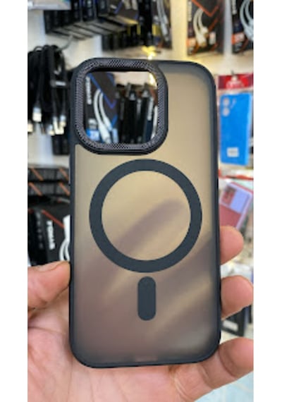 Apple Uyumlu iPhone16 Pro Kamera Korumalı Mat Magsafe Wireless Şarj Destekli Renkli 45676