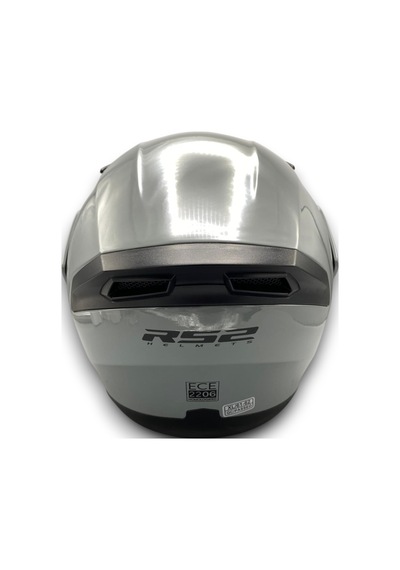 Motosiklet Rs2 Kask Çene Açılır Güneş Vizörlü Glos Grey Gri