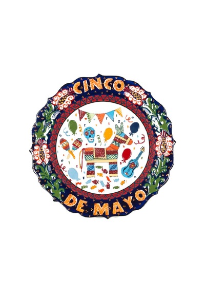 Seramik Tabak Cinco De Mayo 30 Cm No.2