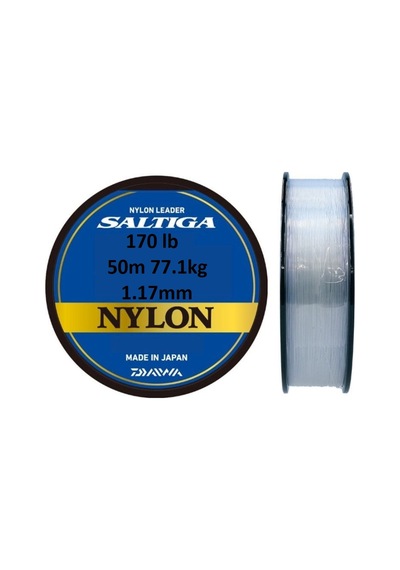 Daiwa Saltiga 50m 1.17mm 170lb Nylon Leader Misina