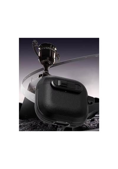 Samsung Galaxy Buds 3-pro-3 Fe İçin Horizontal-lock Kulaklık Kılıfı Çizilme Ve Darbe Önleyici Buds 3 Pro Koruyucu Elde Rahat Tutuş Sağlayan Kaydırmaz Kenar Tasarımlı Buds 3 Pro Kılıfı Siyah