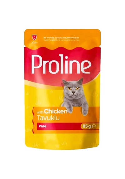 Proline Tavuklu Pate Yetişkin Kedi Maması 85 Gr Pouch