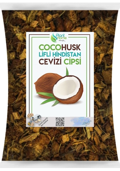 Planthome Powermix Cocohusk Orkide Bakımı Için Hindistan Cevizi Cipsi 1 Litre 1 LT