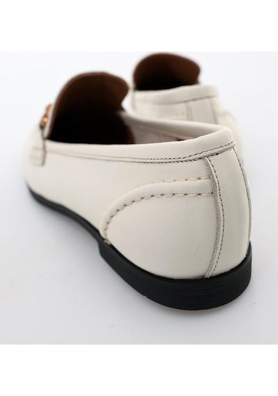 Kemik Deri Loafer 34306-Kemik