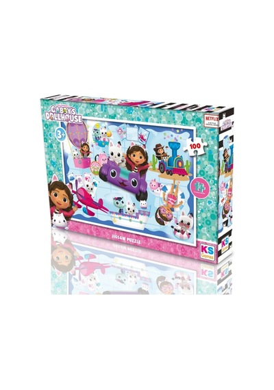 Nessiworld Gabby's Dollhouse Puzzle 100 Parça