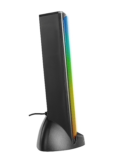 Mıkado MD-183 2.0 3W 2 Bluetooth RGB Aydınlatmalı Usb + 3.5 MM Usb 5V Hoparlör - Siyah