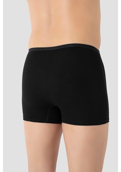 Arma Yıldız Erkek İnce Bel Lastikli Bambu Boxer Siyah 5'li Paket Siyah