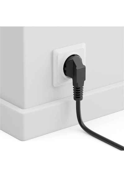 Koodmax 2 Adet C13 Bakır Power Kablo Standart Kasa Monitör Elektrik Güç Kablosu 1.8 Mt