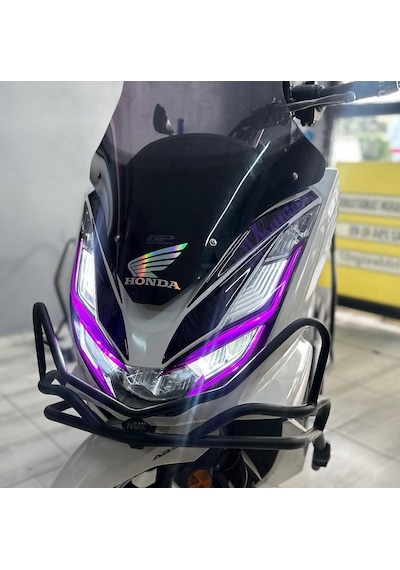 Honda Pcx Far Filmi Mor