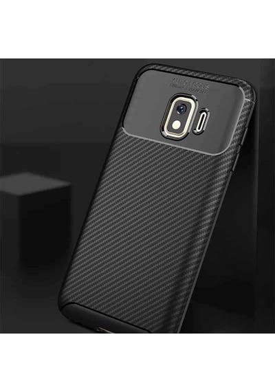 Samsung Uyumlu Galaxy J2 Core Kılıf Karbon Silikon Case