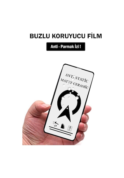 Xiaomi Poco M6 Pro 4g Tam Kaplayan Anti Statik Kırılmayan Mat Seramik Nano Esnek Ekran Koruyucu Cam