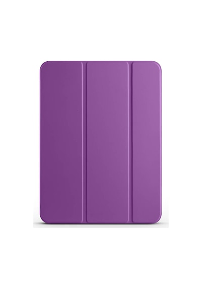 Apple Uyumlu iPad Pro 11 2025 M5 Mkst Smart Cover Kalem Bölmeli Standlı 1-1 Kılıf - Mor Tablet Kılıfı