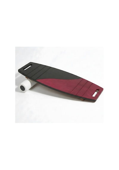 Siyah/kırmızı Denge Tahtası Balance Roller Board Çift Fonksiyonlu Sörf Eğitim Tahtası Kaykay Eğitim Tahtası 73 Çok Renkli