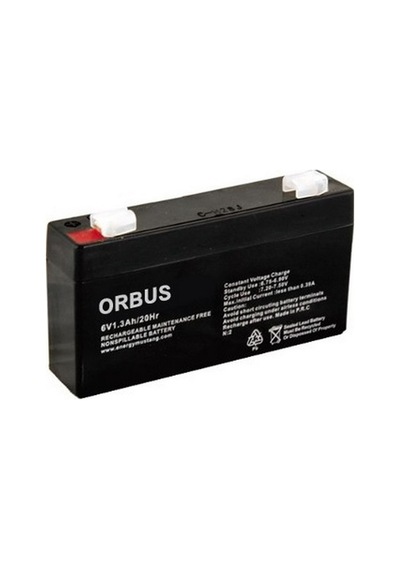 Orbus 6v 1.3 Ah Akü Kuru Tip (98*25*52) (0.27 Kg) N11.18826