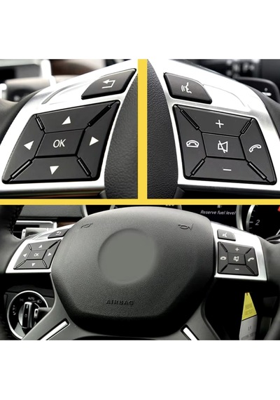 Mercedes A Serisi W176 Direksiyon Tuş Kaplaması Siyah 2012-2014