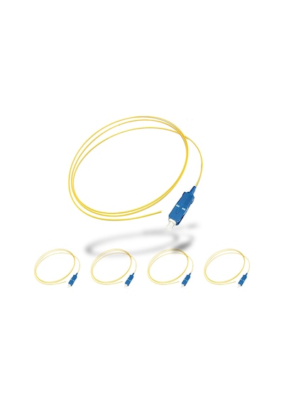 5 Adet Sc Sx Sm 9/125 Pigtail Fiber Optik Kablo 1 Metre
