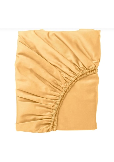 Gercella 180x200+30 Çift Kişilik Lastikli Çarşaf Sarı