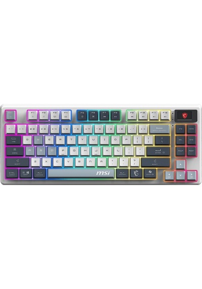 Msı Forge Gk600 Tkl Wıreless Sky Rgb Mekanik Linear Kablosuz Türkçe Gaming Klavye