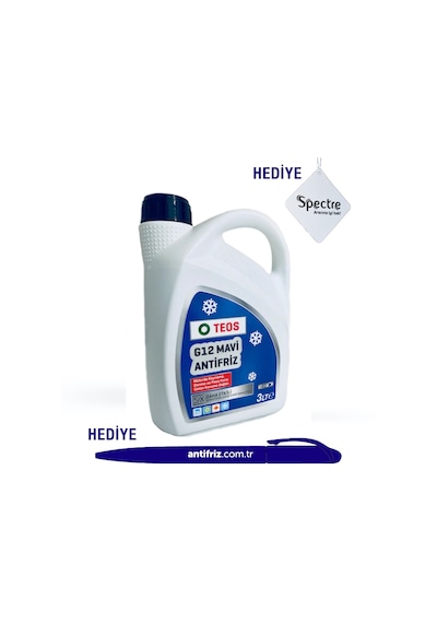 Teos -40 Derece Mavi Antifriz 3 Lt Oto Koku Mavi Teos Antifriz N11.130