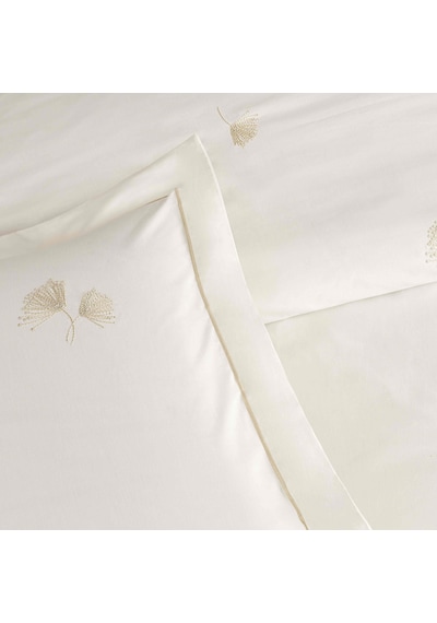 Linens Premium Dandelo Pamuk Brode Çift Kişilik Nevresim Takımı Beyaz Beyaz