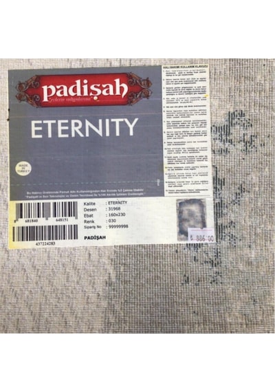 Padişah Halı Eternity Serisi 31968 030 Tüm Ebatlar