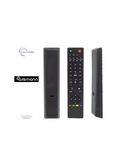 Wismann İle Uyumlu 32 Ws 8503 Android Tv Kumandası-mikrofonsuz
