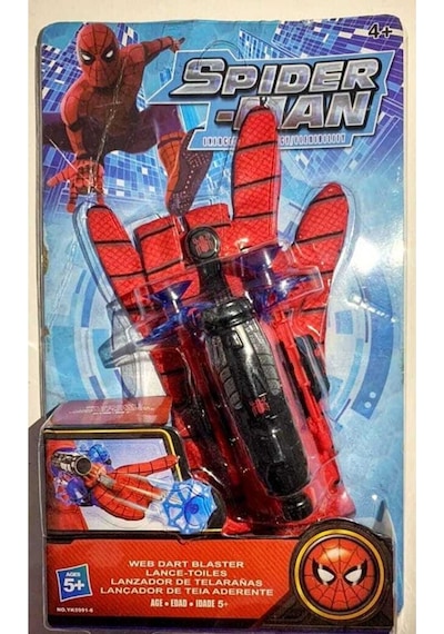 Spiderman Ağ Atan Eldiven Set Ok Atan Örümcek Adam Eldiveni