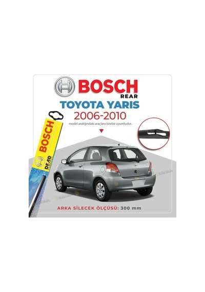 Bosch Rear Toyota Uyumlu Yaris 2006 - 2010 Arka Silecek -  H304