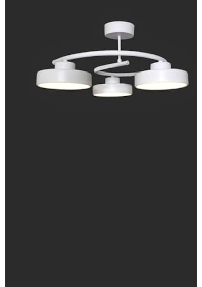 Dönence Led Beyaz Renk Modern Tasarım Enerji Tasarruflu Üç Renk Işık Ledli Dekoratif Avize Salon Yemek Odası Diğer