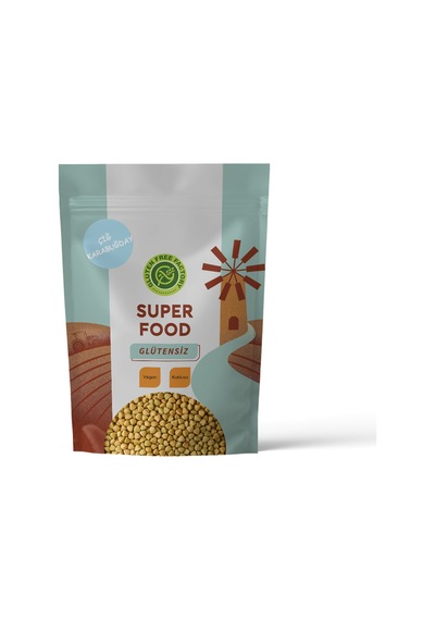 Glütensiz Fabrika Çiğ Karabuğday 1 Kg