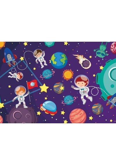 Yappuzz Meraklı Astronotlar 25 Parça Çoçuk Puzzle