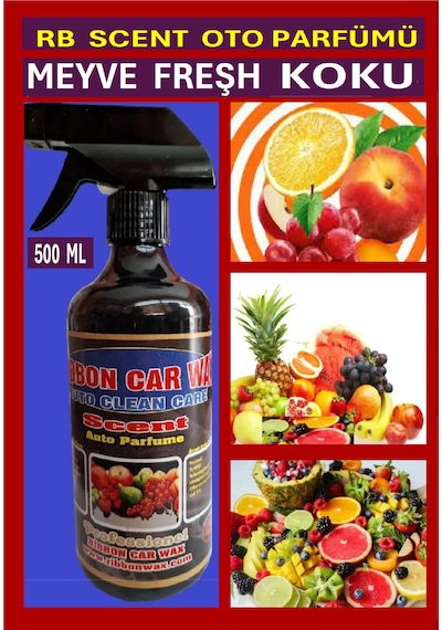 Rb Scent Parfüm Çilek Freş Sakız Kokusu 500 Ml Meyve