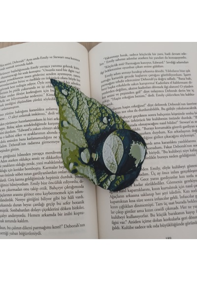 Kitap Ayracı - Yaprak Şekilli