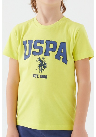 U.S. Polo Assn. U.s. Polo Assn Erkek Çocuk Sarı Bermuda Takım 5274-33394 Sarı