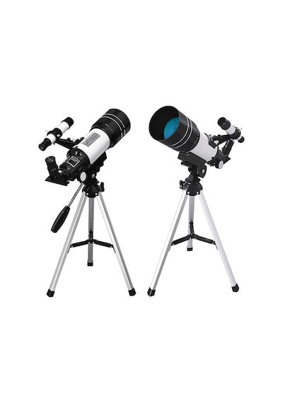 Profesyonel Astronomik Teleskop 70mm Lensli Tripodlu Uzay Gözlem Dürbünü Ay Gözlem Teleskobu