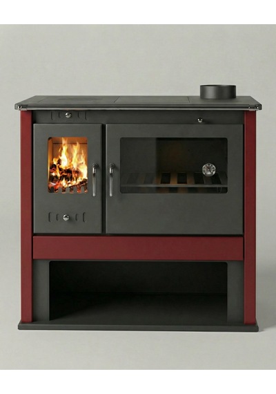 Goldfire Nova 11,5kw Odunluk Ve Fırınlı Çelik Kuzine Soba