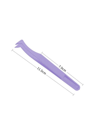 Koodmax Hassas Elektronik Ve El Sanatları Tamir Cımbızı Sert Plastik 11.5cm Dirsek Cımbız Mor