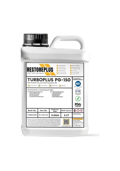 Restoreplus Hı-Tech Gear Pg-150 Sentetik Premium Poliglikol Dişli Yağı 5 L