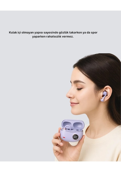 Mey İthalat Kulak Arkası Klipsli Bluetooth Kulaklık Yxg10 Silikon Malzemeli Ergonomik