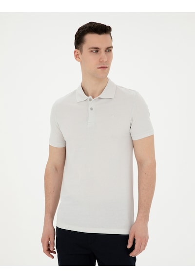 Pierre Cardin Erkek Açık Gri Tişört Basic 50291625-vr001 Açık Gri
