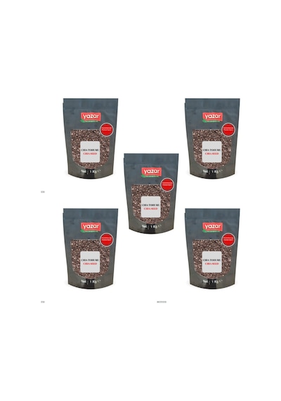 Yazar Chia Tohumu 1 Kg X 5 Pak