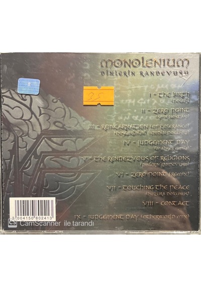Plak Değildir Cd Dir Cd Monolenium Dinlerin Randevusu Cd
