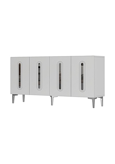 Ka1520bs Rany150 Konsol, Kahve Köşesi, Tv Sehpası Beyaz-sılver 150cm Beyaz-sılver Ka1520bs Rany150 Konsol, Kahve Köşesi, Tv Sehpası Beyaz-sılver 150cm Beyaz-sılver