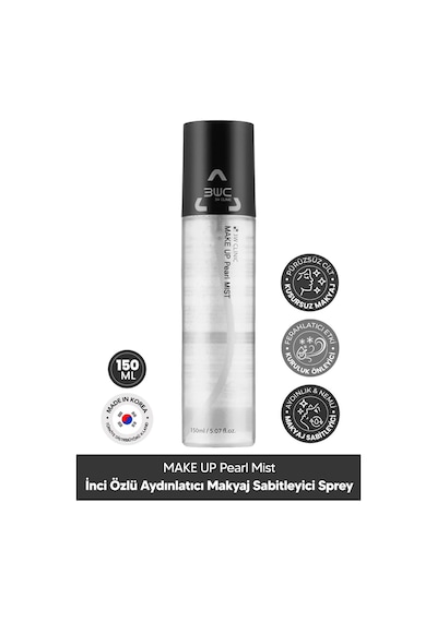 3w Clınıc İnci Özlü Aydınlatıcı Etkili Makyaj Sabitleyici Sprey Make Up Pearl Mist 150 ml