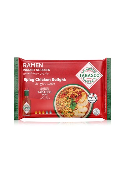 Tabasco Ramen Instant Noodles Spicy Chicken Delight 75g