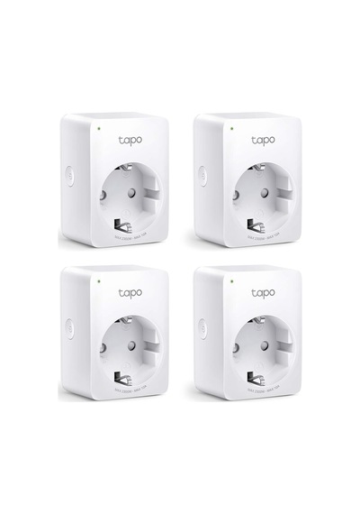P100 4-pack, Akıllı Mini Wi-fi Soketi, Amazon Alexa Ve Google Home İle Çalışır, Uzaktan Kontrol, Cihaz Paylaşım