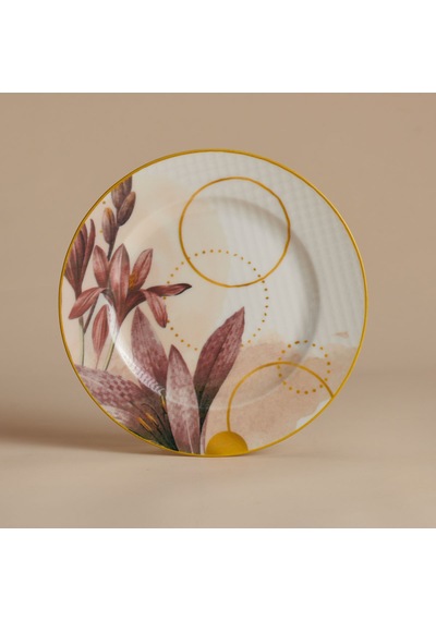 Korkmaz Vanessa Collection 55 Parça Yuvarlak Yemek Takımı A8866 Kırık Beyaz