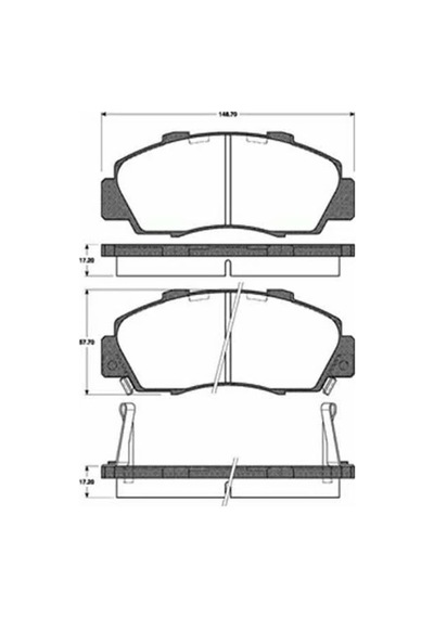 Fren Balatası Ön Accord 98-02 Cr-v 97-01 - Mga 55308 - 45022ss0g02