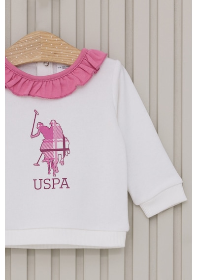 U.S. Polo Assn. Kız Bebek Beyaz Takım 5274-45923 Beyaz