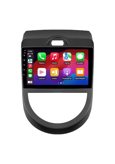 Kia Soul 2011-2013 Android Multimedya Carplay Android Auto Navigasyon Kameralı 6gb Ram 64gb 9"